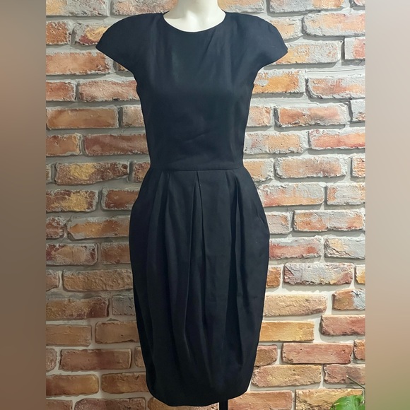 ALBERT NIPON for BERGDORF GOODMAN vintage linen dress - Picture 1 of 7